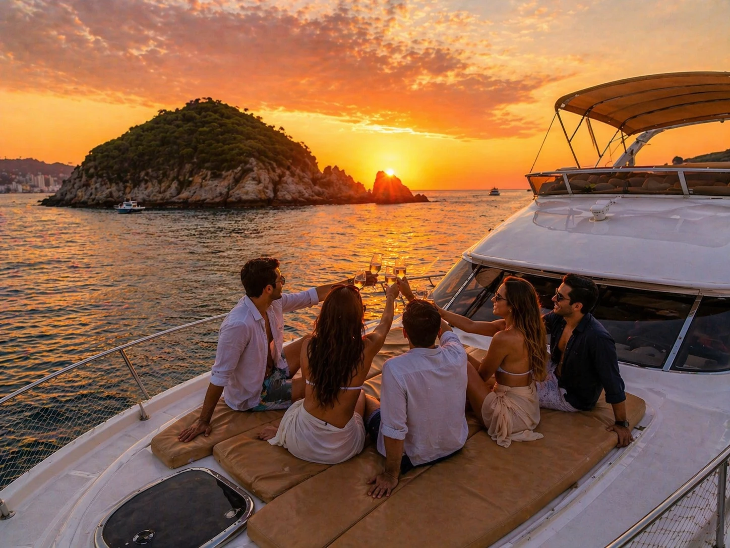 Sea Ray puesta sol